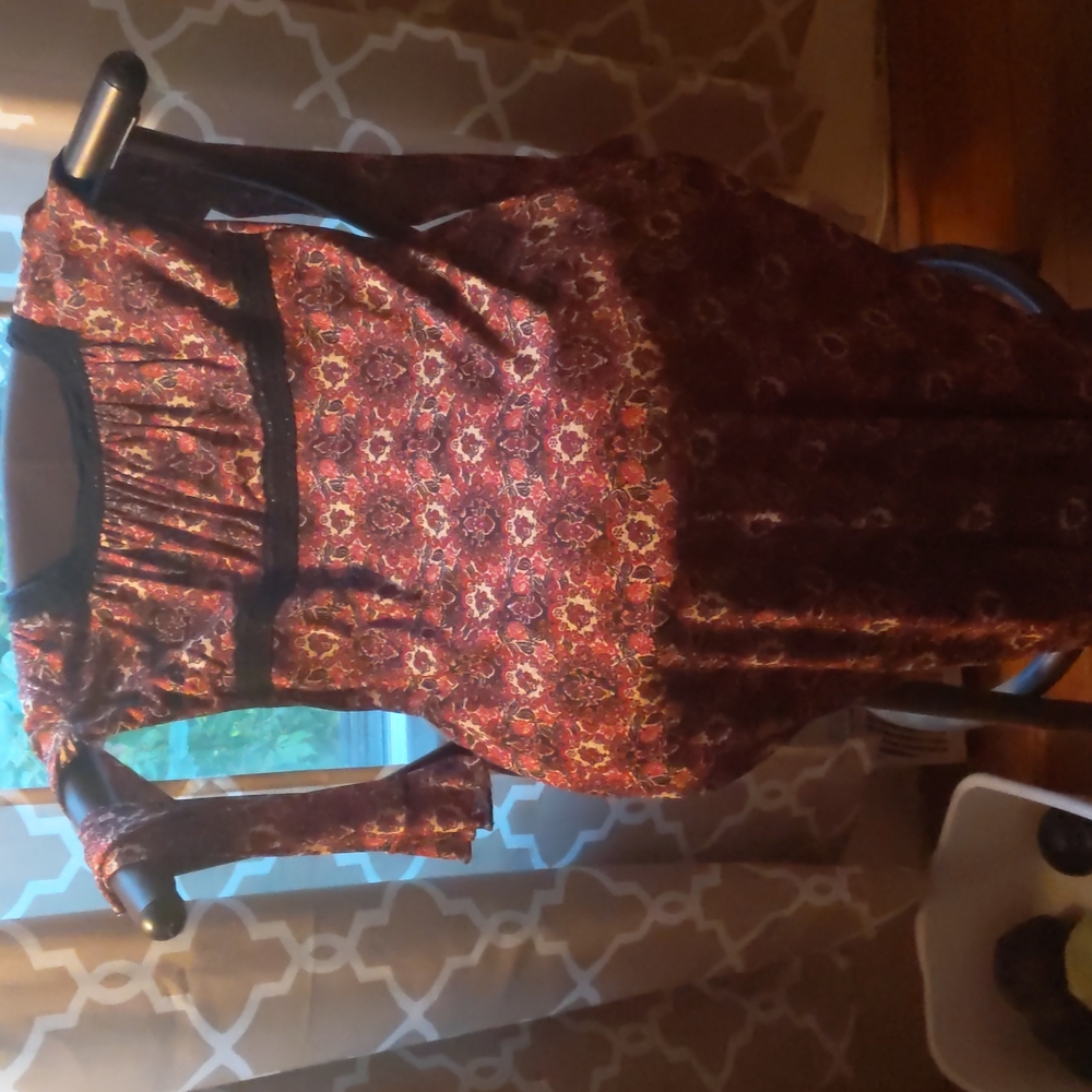 Floral print dress